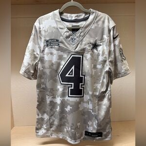 NFL Dallas Cowboys Dak Prescott Salute To Service Jersey